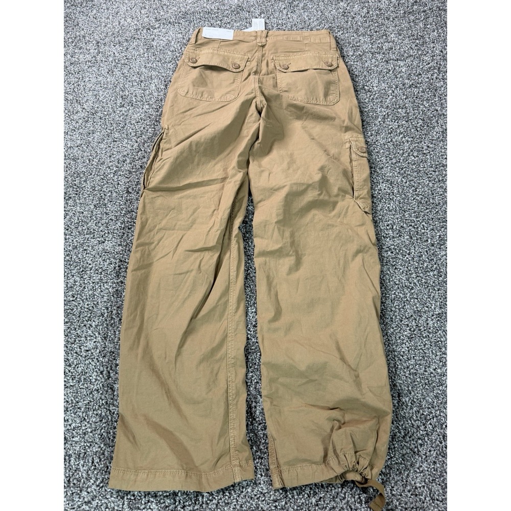 American Eagle Baggy Jogger Cargo Pants Women's Size 2 Beige NWT Baggy - Picture 2 of 12